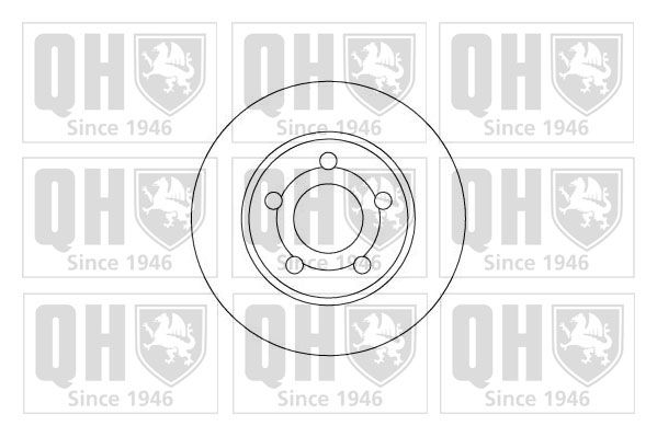 QUINTON HAZELL Тормозной диск BDC3316
